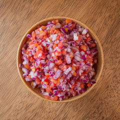 tomato ans onion salsa ingredients
