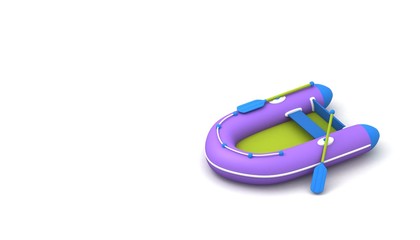 Fishing set. 3d fishing background. Boat. Fisherman equipment. Spinning, rod, lure for fisherman. Aqua park.