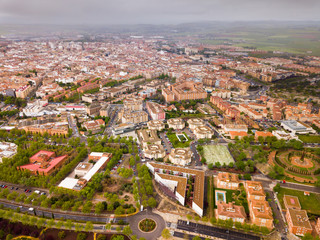 Obraz premium Roofs of town in La Mancha region. Ciudad Real. Spain
