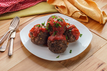 Large Italian Meatballs Marinara