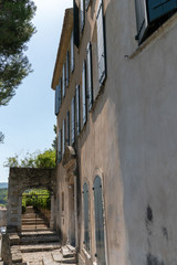 arch elements of french houses and architecture in small medieval village of menerbes Provence