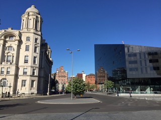 Fototapeta na wymiar Port of Liverpool Building at the Pier Head