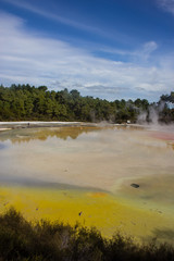 Champagne Pool an active geothermal area, New Zealand