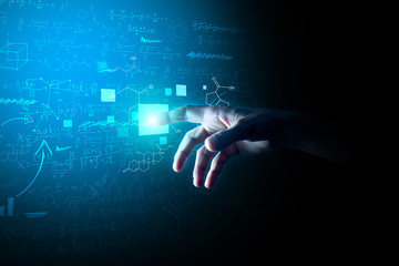 dito, mano, scienza, dna, genetica