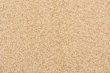 Fototapeta na wymiar top view of unprocessed white raw quinoa