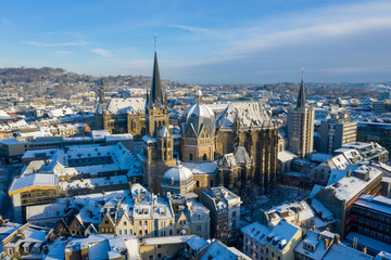Aachen City in Winter