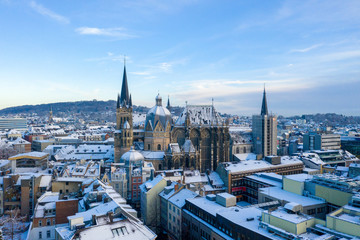 Aachen City in Winter