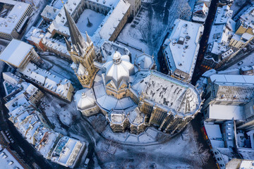 Aachen City in Winter
