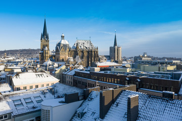 Aachen City in Winter