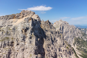 Fototapeta na wymiar Julian Alps, Slovenia. 12.08.2019.