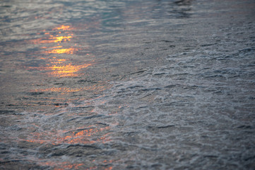 Fototapeta premium sea at sunset