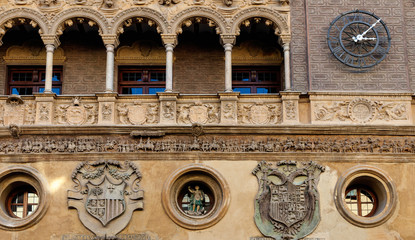 ancient building in the town of tarazona