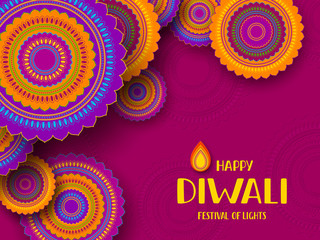 diwali, background, deepavali, vector, indian, mandala, rangoli, festive, greeting, pattern, deepawali, festival, lights, ganpati, hindu, card, design, india, motif, diya, 3d, happy, light, poster, co