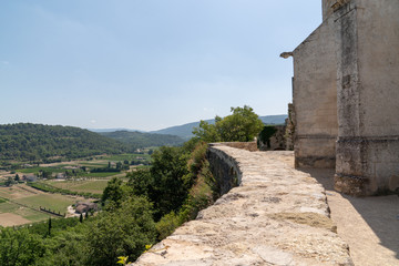 medieval hill top village of Menerbes in the Luberon Provence France