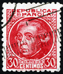 Postage stamp Spain 1935 Gaspar Melchor de Jovellanos, Statesman