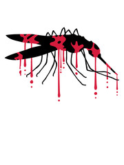 blut graffiti tropfen blutsauger silhouette stechmücke kleine schnake moskito trinken fliege insekt schmeißfliege stechen clipart lustig nervensäge böse monster