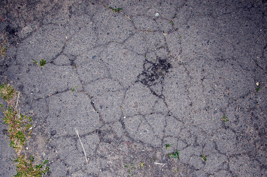 Old asphalt. background. texture damage