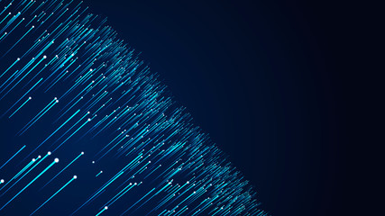 3D rendering. Dynamic lines or rays on background. Abstract dynamic background. Circular pattern.