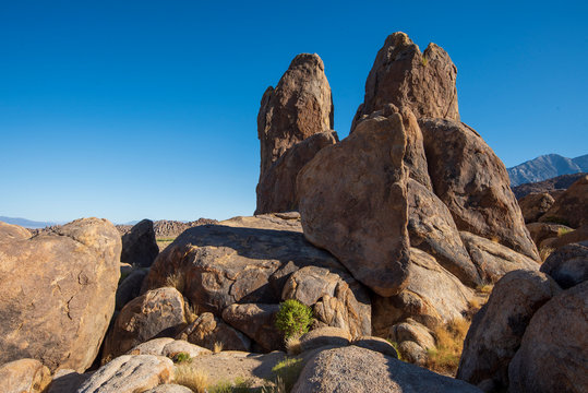 wild west desert landscape rock formations California