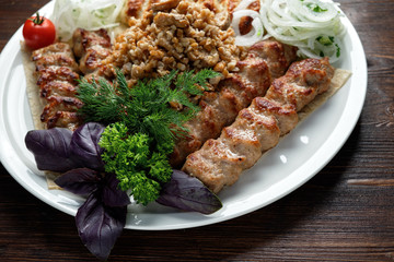 meat dish lula kebab