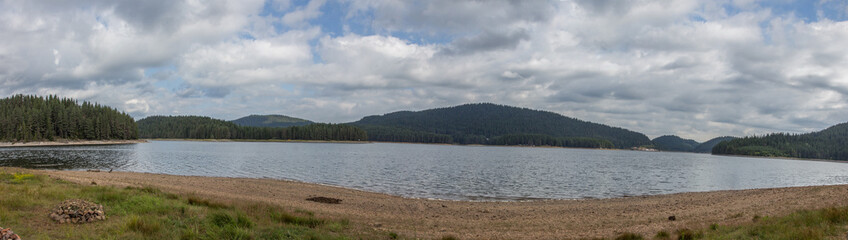 Summer in mountain relax and harmony panorama