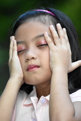 A Petite Asian Female And Anxiety