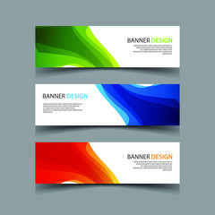 Fototapeta premium Vector Abstract design banner web template
