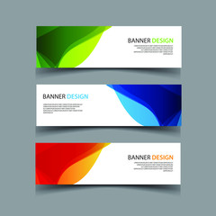 Fototapeta premium Vector Abstract design banner web template