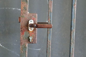 Detailed close up view on metal surface textures in high resolution