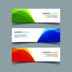 Fototapeta premium Vector Abstract design banner web template