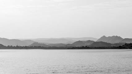 View on the Udaipur's lake
