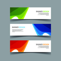 Fototapeta premium Vector Abstract design banner web template
