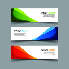 Fototapeta premium Vector Abstract design banner web template