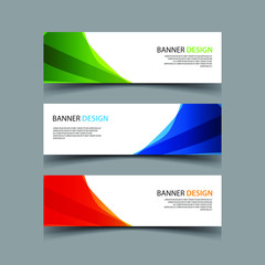 Fototapeta premium Vector Abstract design banner web template