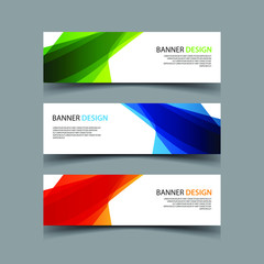 Fototapeta premium Vector Abstract design banner web template