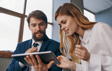 group of business people in meeting