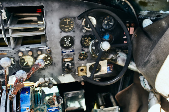 cockpit of aircraft