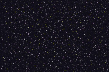 stars on black background with stars shining on dark sky blur. galaxy