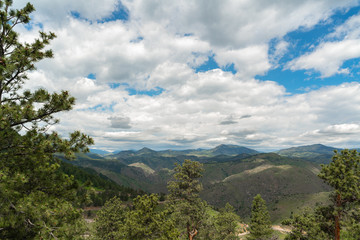 Fototapeta premium Windy Saddle Park Colorado.