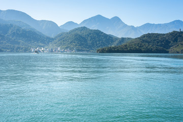landscape of Sun Moon Lake