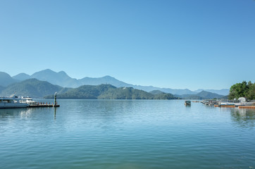 Obraz premium landscape of Sun Moon Lake