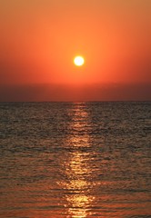 sunrise on the beach in Mangalia