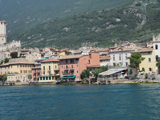 Malcesine – malerische Gemeinde am Ostufer des Gardasees in Norditalien