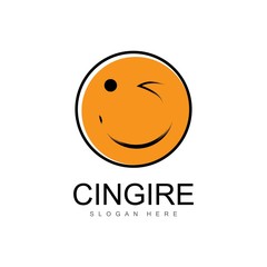 Smile icon Logo Vector Template Design