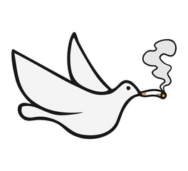 smoking dove draw