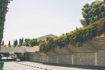 Fototapeta na wymiar Bahai Gardens in Haifa, Israel