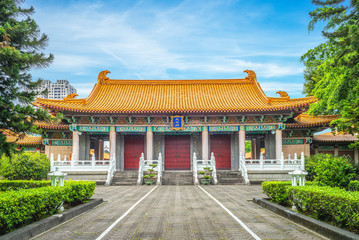 Fototapeta premium Confucius Temple at Taichung, Taiwan. the translation of the chinese characters is 