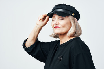 portrait of young man in a hat