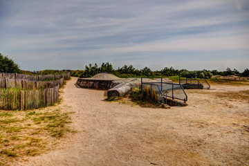 Sights and memorials in the vicinity of Juno Beach in Normandy France