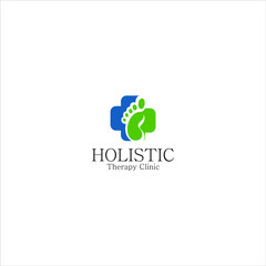 Holistic therapy clinic logo design inspiration and concept